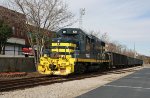 ATW 109 leads a short train thru town